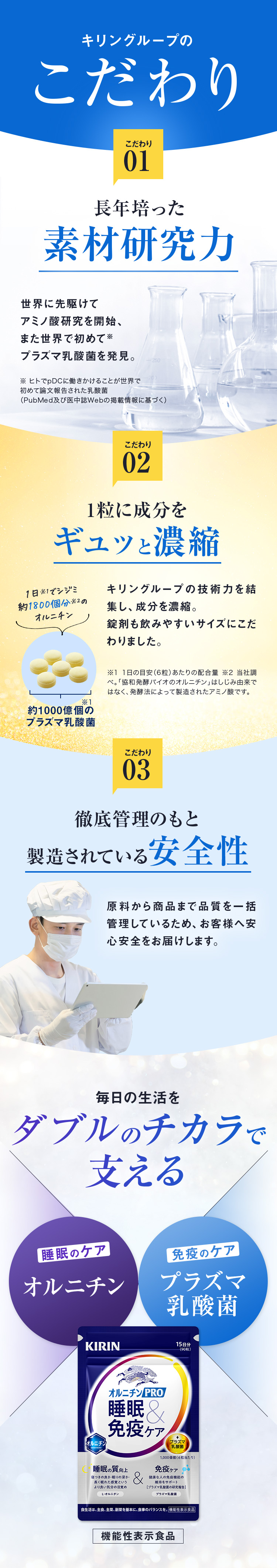 キリングループのこだわり